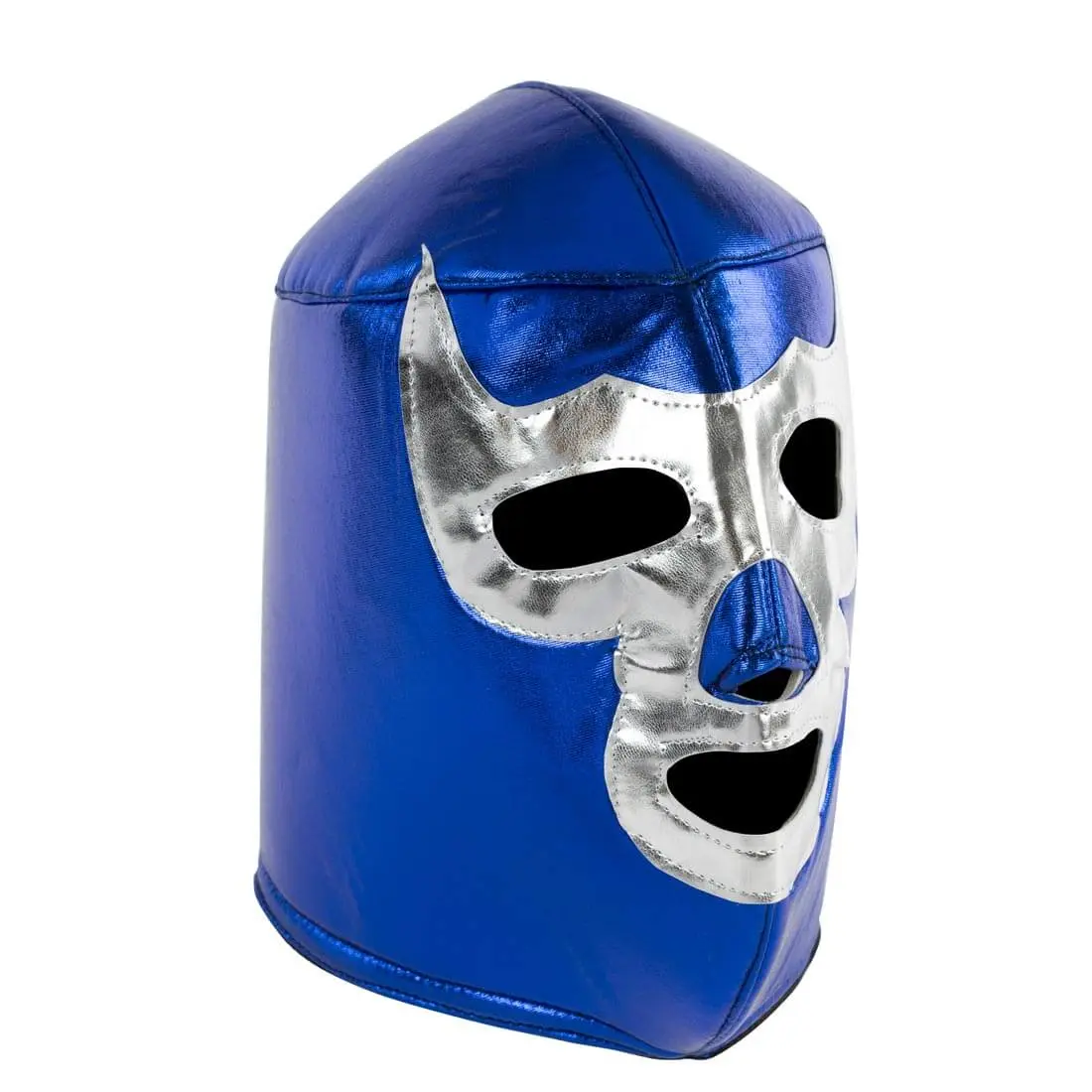 Máscara de Lucha Libre Profesional - Blue Demon — Máscara de Blue Demon, el enmascarado azul. Réplica profesional para decoración o colección.