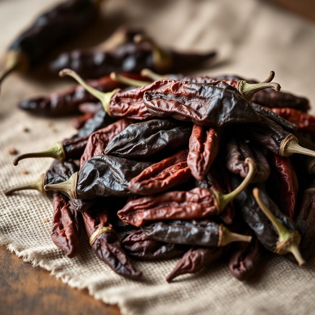 Chile Ancho Seco — Chile ancho seco entero: el alma del mole poblano. Dulce, terroso, casi sin picor.
