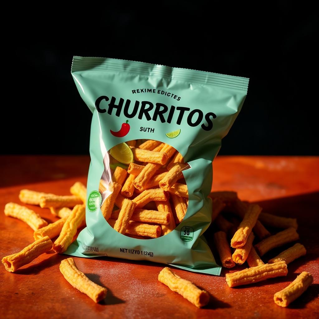 Churritos de Maíz con Chile y Limón — Botanas mexicanas en España: churritos de maíz crujientes con chile y limón. El snack perfecto para botanear.