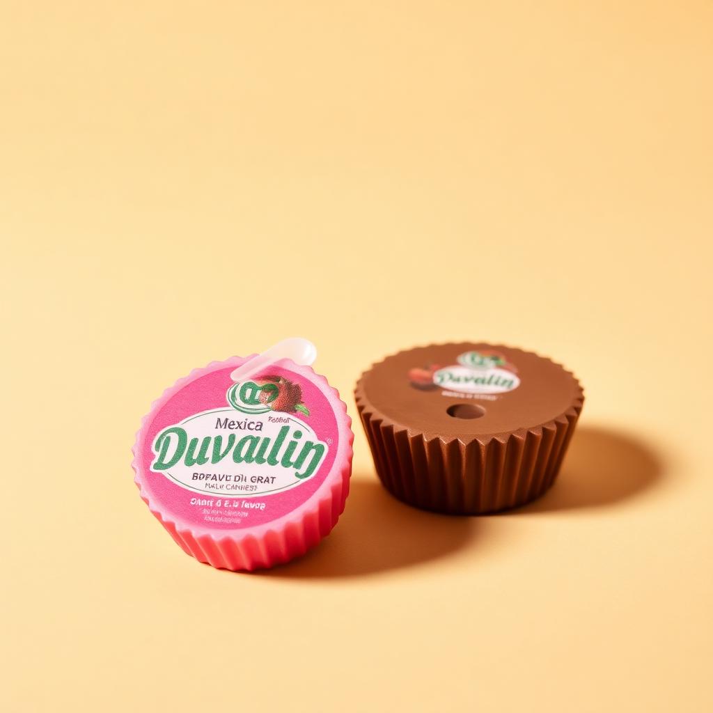 Duvalín Bisabor (Avellana y Fresa) — El mítico dulce cremoso mexicano con su pequeña espátula. ¿Eres de los que lo mezclan o se comen un sabor primero?