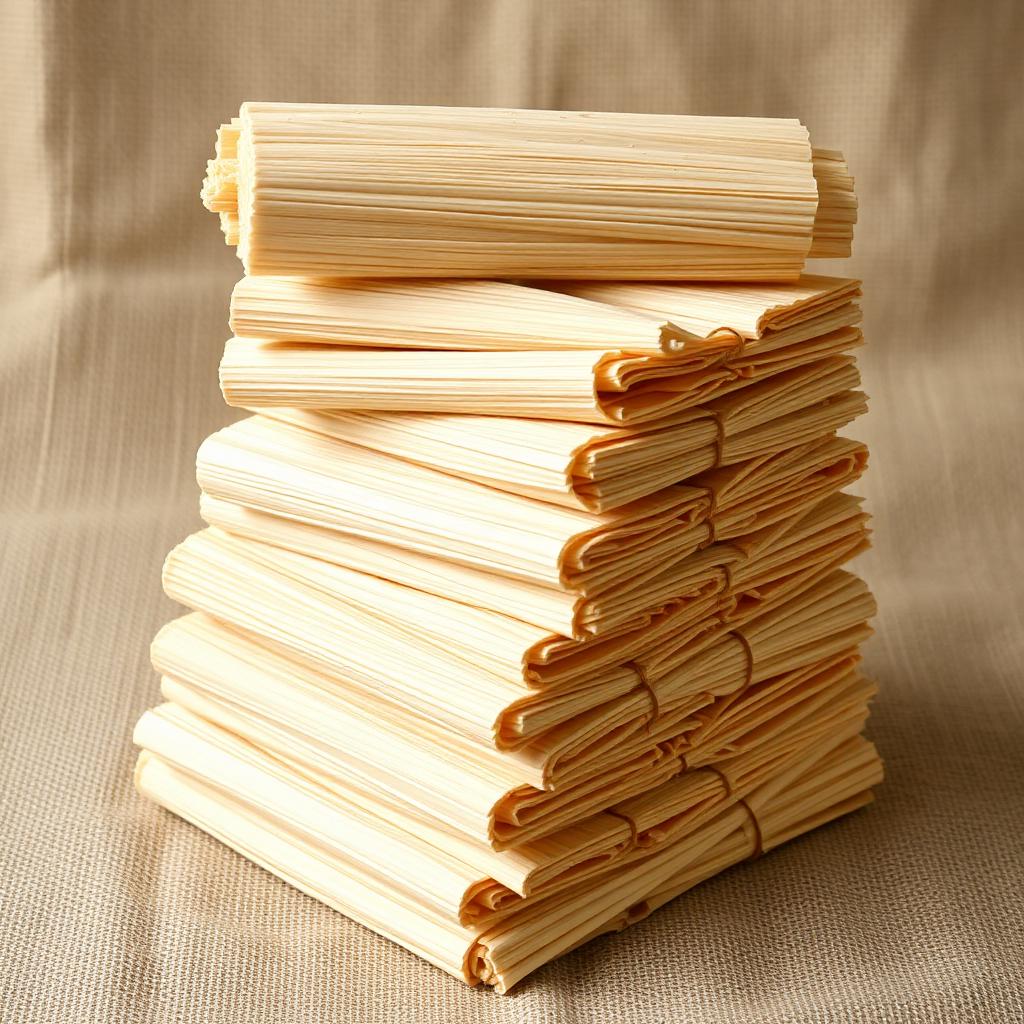 Hojas de Maíz para Tamales — Hojas de maíz secas seleccionadas, listas para hidratar y envolver tus tamales caseros.