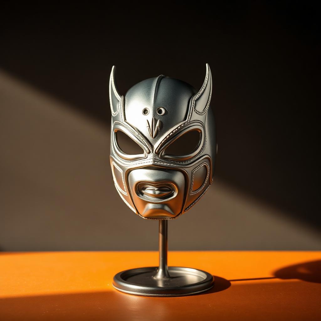 Máscara de Lucha Libre Profesional - El Santo — Comprar máscara de lucha libre en Madrid: réplica profesional de El Santo, el enmascarado de plata. Auténtica lucha libre mexicana.