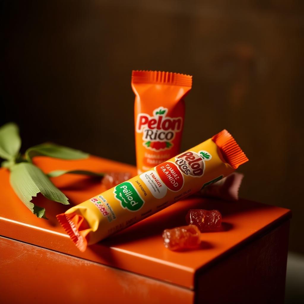 Dulce de Tamarindo Pelon Pelo Rico — Dulces mexicanos en España: Pelon Pelo Rico de tamarindo. El clásico dulce que se pela presionando.